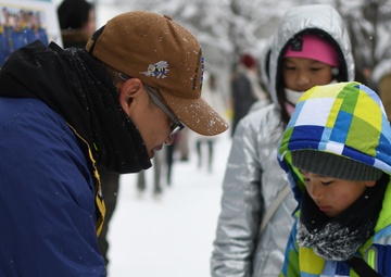 Navy Community Outreach at Sapporo Snow Festival