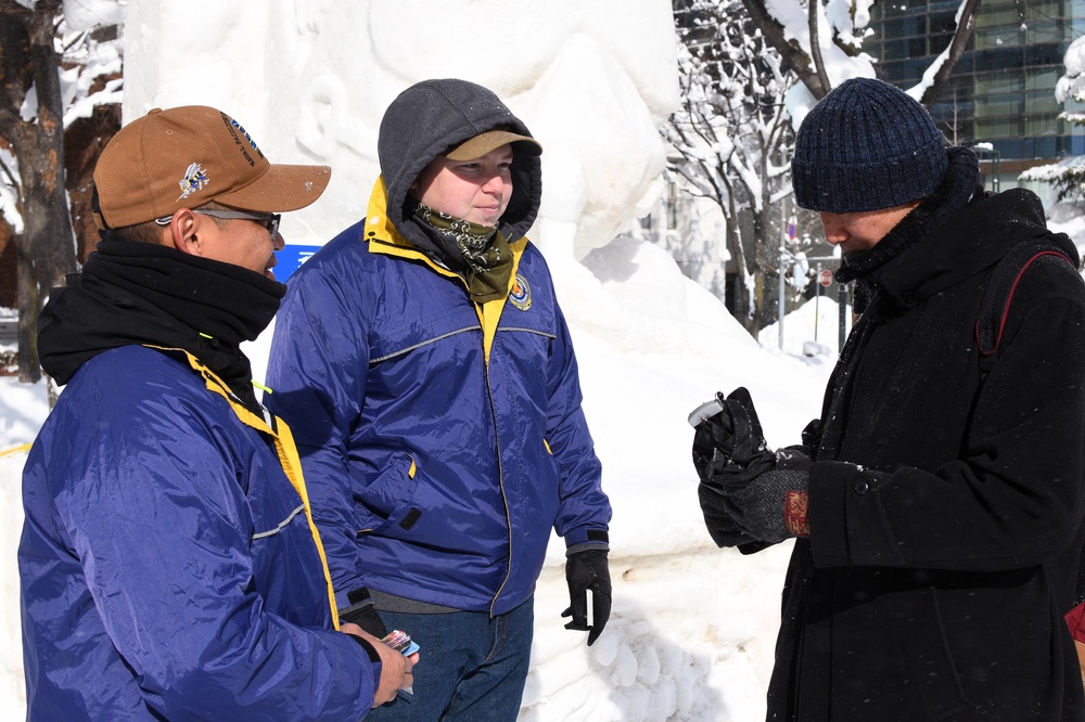 Navy Community Outreach at Sapporo Snow Festival