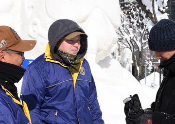 Navy Community Outreach at Sapporo Snow Festival