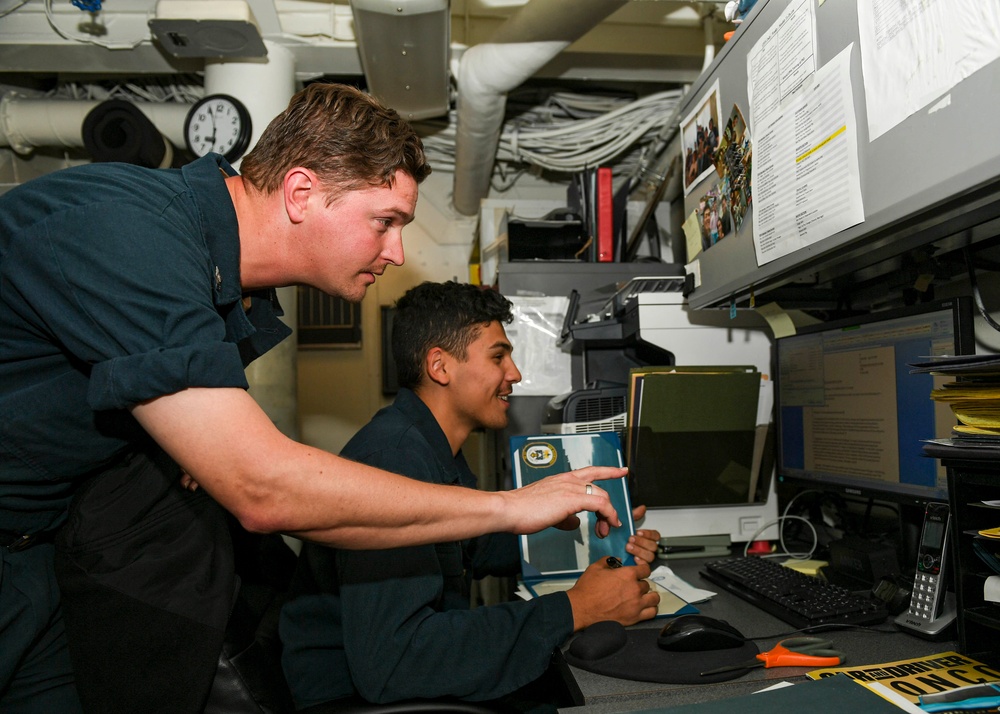 USS Normandy Sailors Review Award
