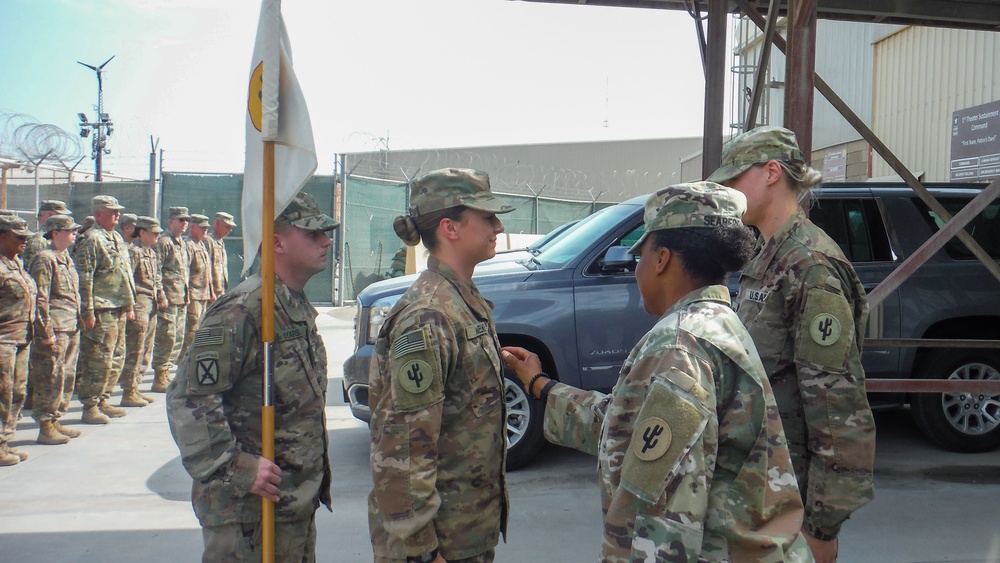 103rd Expeditionary Sustainment Command Promotion Ceremony