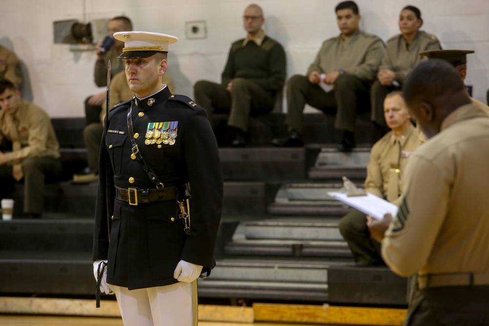 Marines Participate in Parade Staff Tryouts