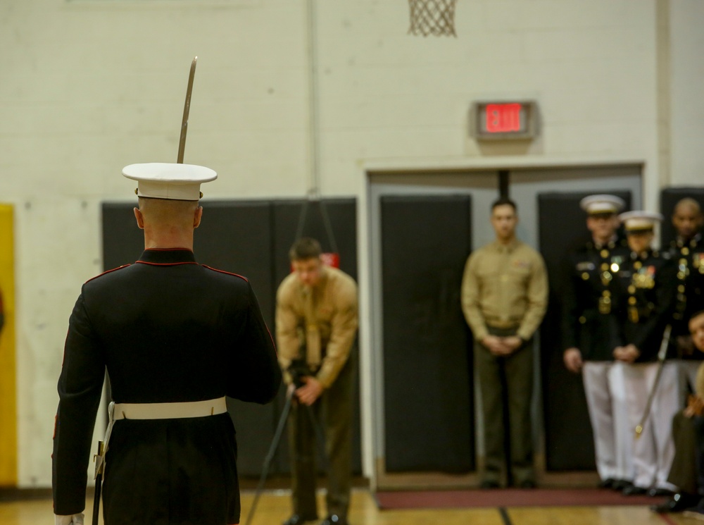Marines Participate in Parade Staff Tryouts