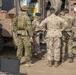 Canadian Major General Jennie Carignan and British Major General Gerald Strickland visit Camp Taji