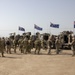 Canadian Major General Jennie Carignan and British Major General Gerald Strickland visit Camp Taji