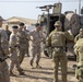 Canadian Major General Jennie Carignan and British Major General Gerald Strickland visit Camp Taji