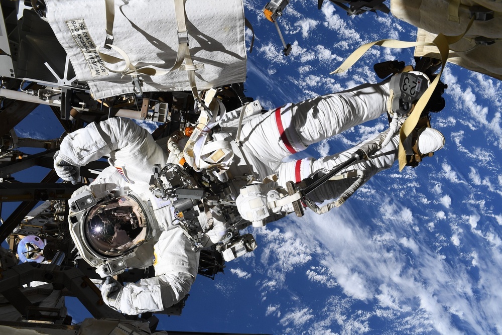 COL Andrew Morgan spacewalk