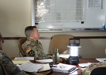 Joint operations center conducts blackout exercise