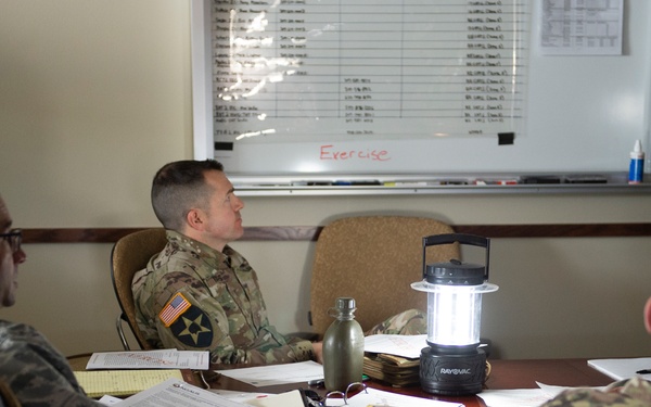 Joint operations center conducts blackout exercise
