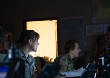 Joint operations center conducts blackout exercise