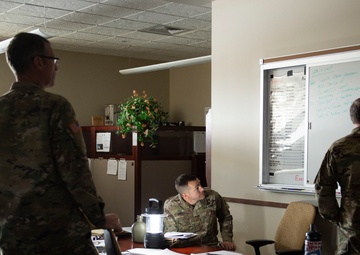 Joint operations center conducts blackout exercise