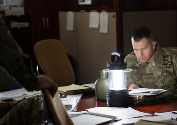 Joint operations center conducts blackout exercise