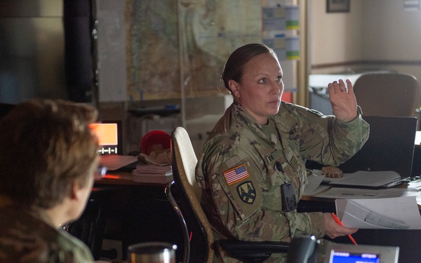 Joint operations center conducts blackout exercise
