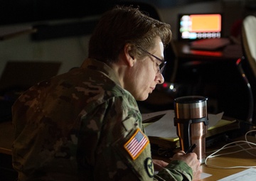 Joint operations center conducts blackout exercise