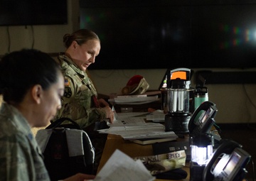 Joint operations center conducts blackout exercise