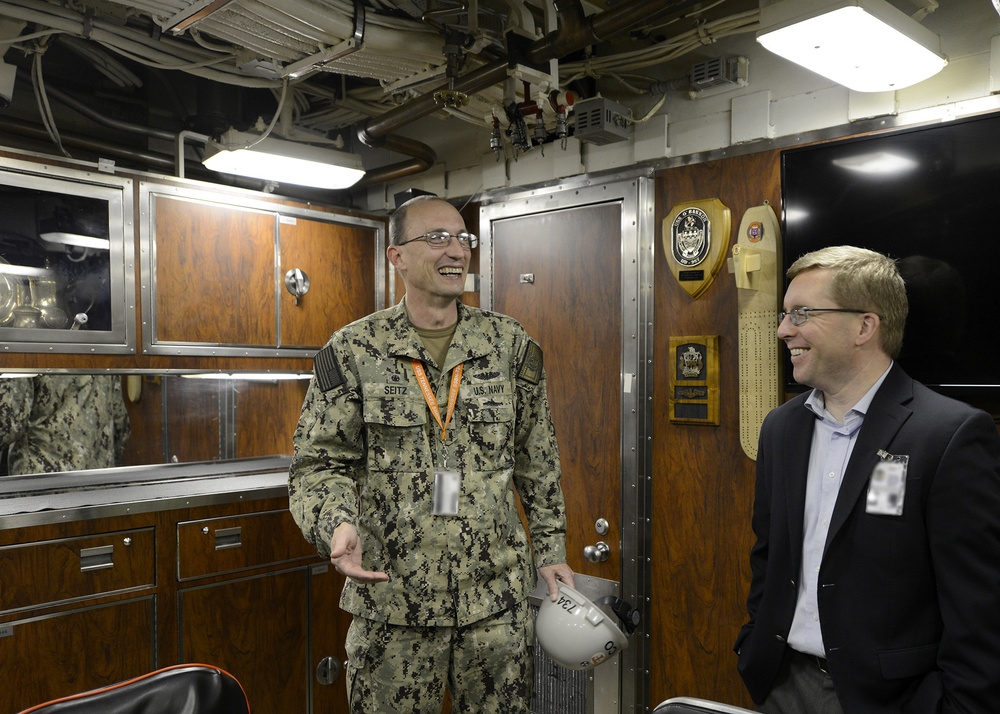 North Dakota Senator's National Security Advisor Visits Kings Bay