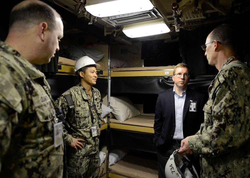 North Dakota Senator's National Security Advisor Visits Kings Bay