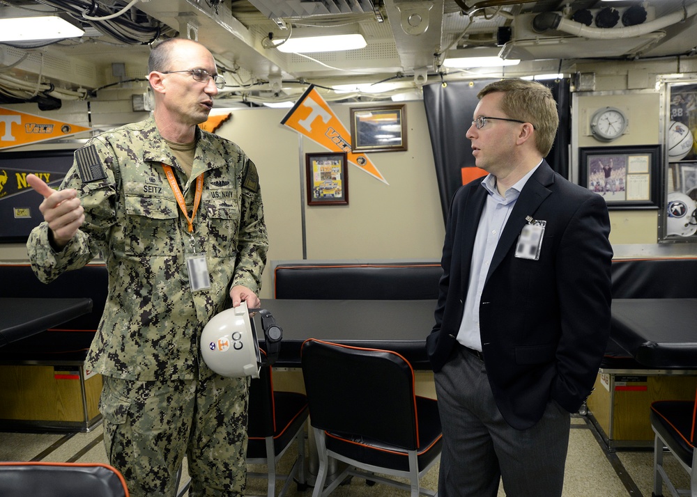 North Dakota Senator's National Security Advisor Visits Kings Bay