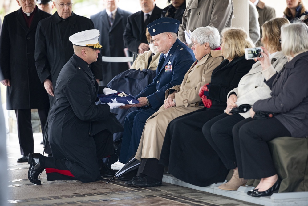 Military Funeral Honors with Funeral Escort Were Conducted for U.S. Marine Corps Pfc. Edward Nalazek in Section 60