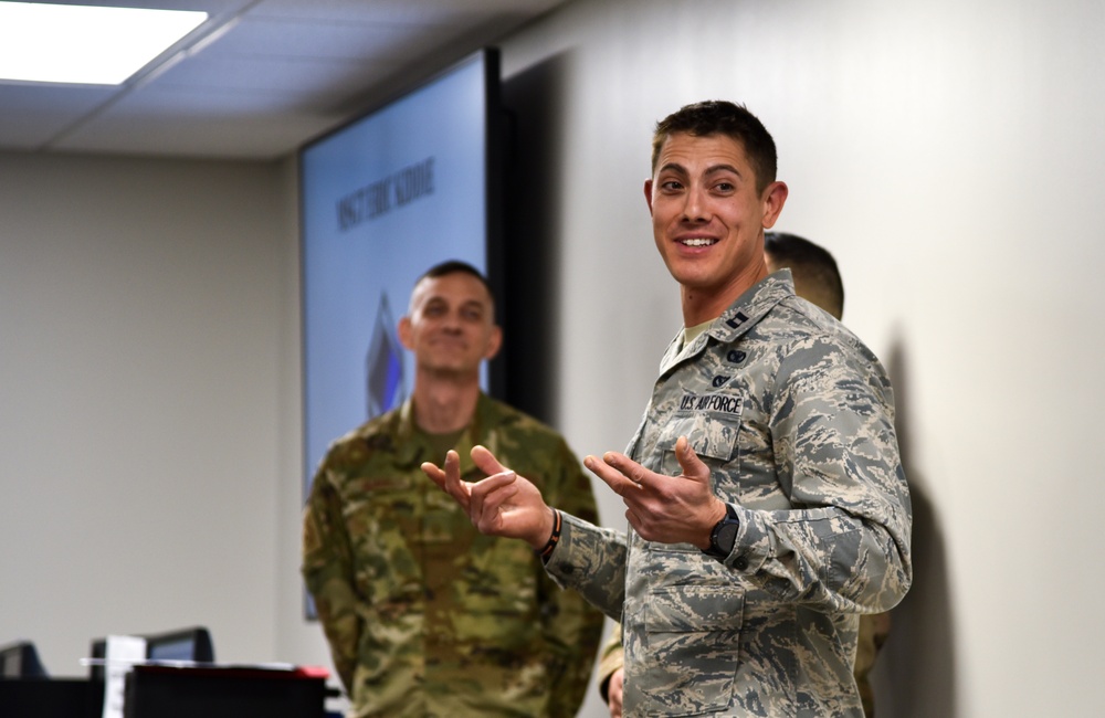 Master Sgt. Eric Kiddie retires