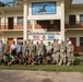 U.S. Navy Seabees with NMCB-5’s Detail Pohnpei attend the closing ceremony of Pehleng Elementary School