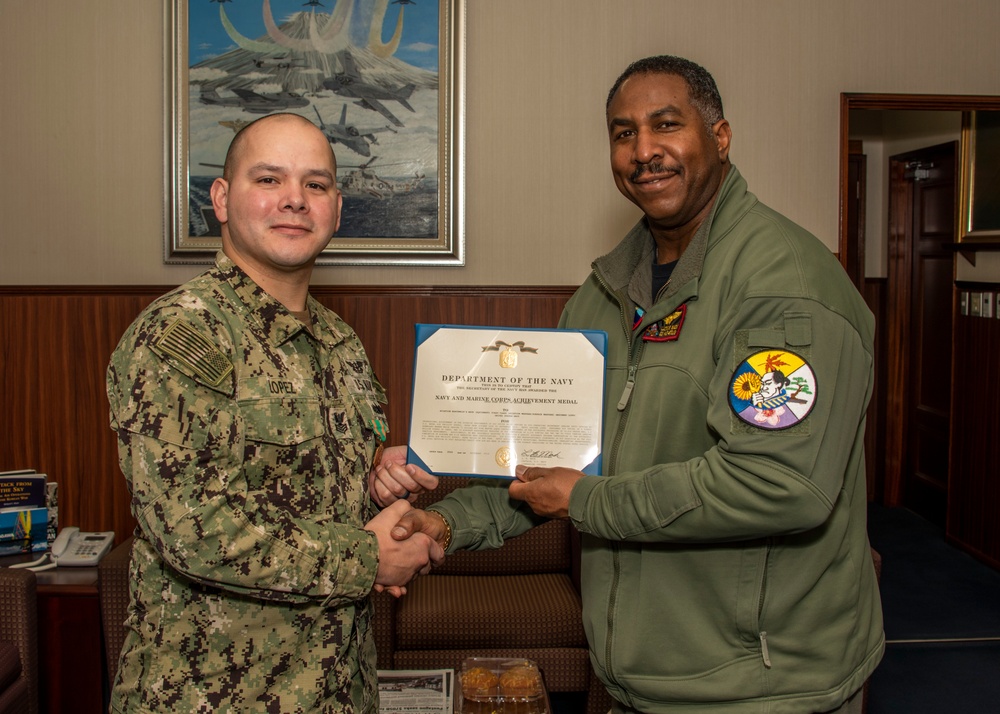 ABE1 Lopez receives NAM