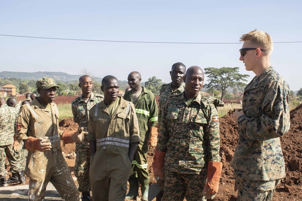 U.S. Marines Train Uganda People's Defence Force