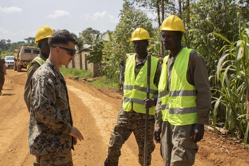 U.S. Marines Advise the Uganda People's Defence Force