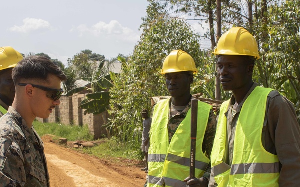 U.S. Marines Advise the Uganda People's Defence Force