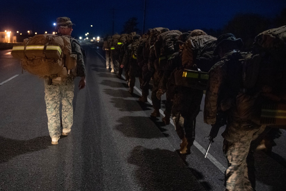 U.S. Marines Conduct Exterior Security Training