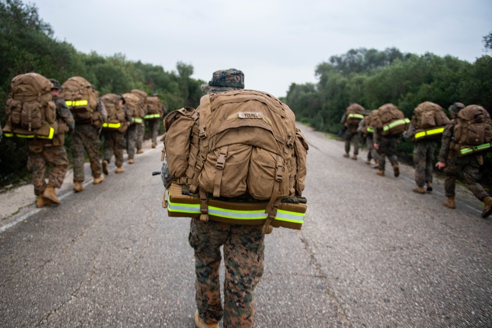 U.S. Marines Conduct Exterior Security Training