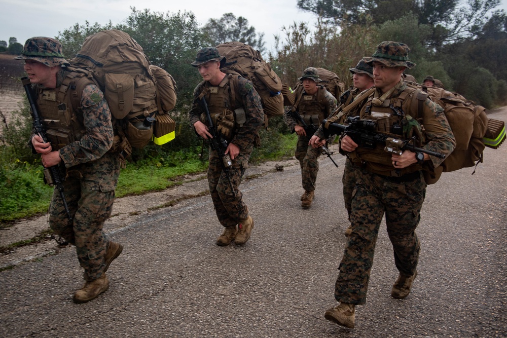 U.S. Marines Conduct Exterior Security Training