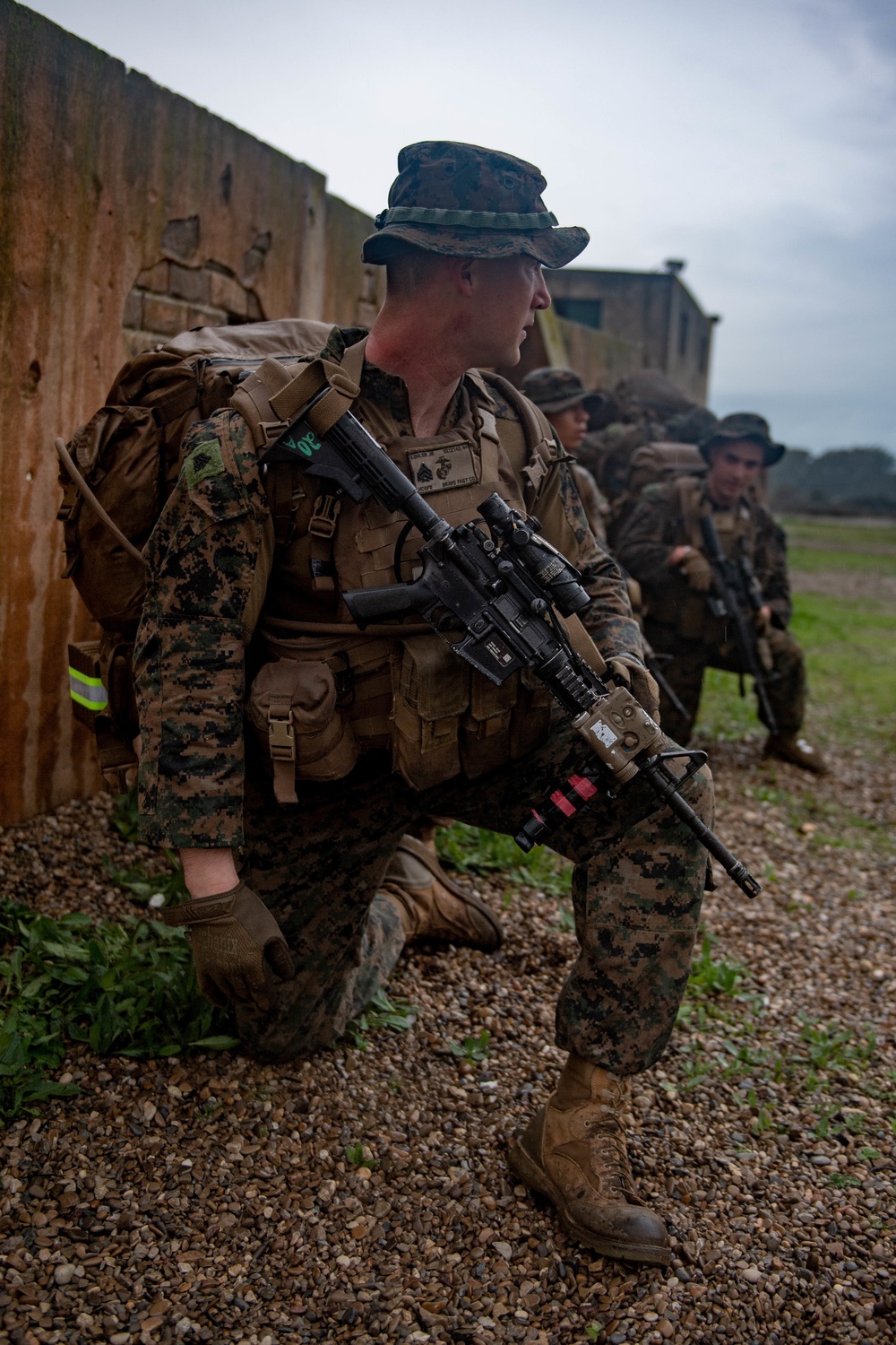 U.S. Marines Conduct Exterior Security Training