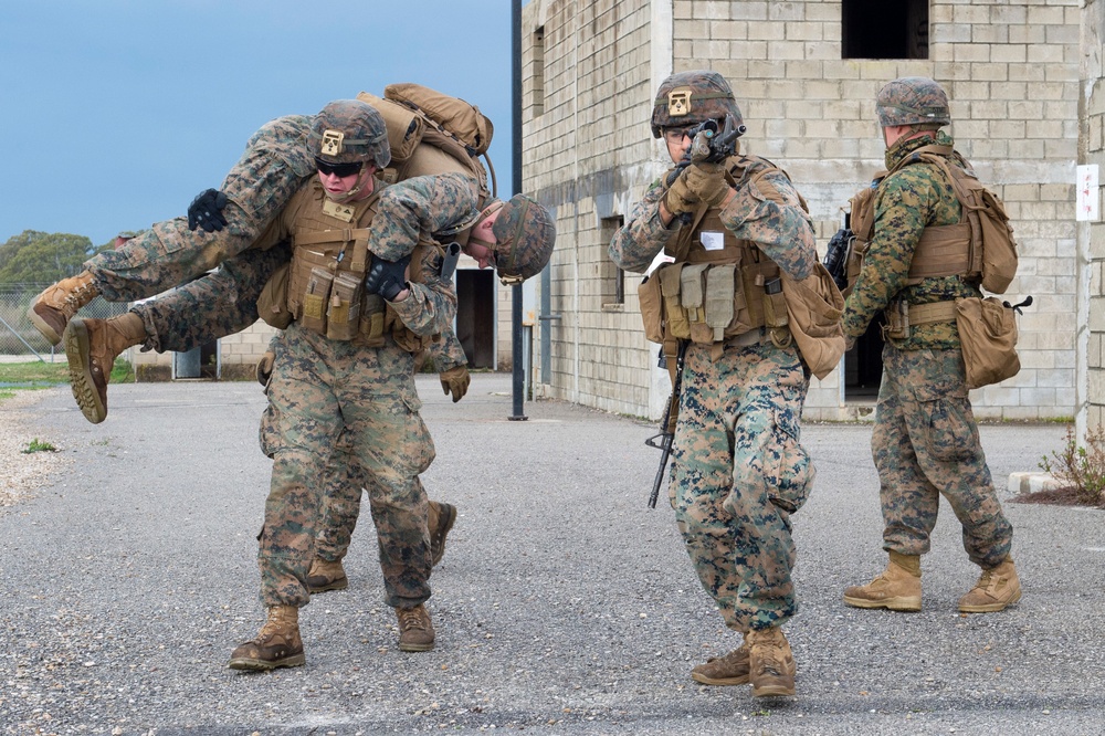 U.S. Marines Conduct Hand Grenade Training