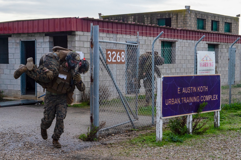 U.S. Marines Conduct Hand Grenade Training