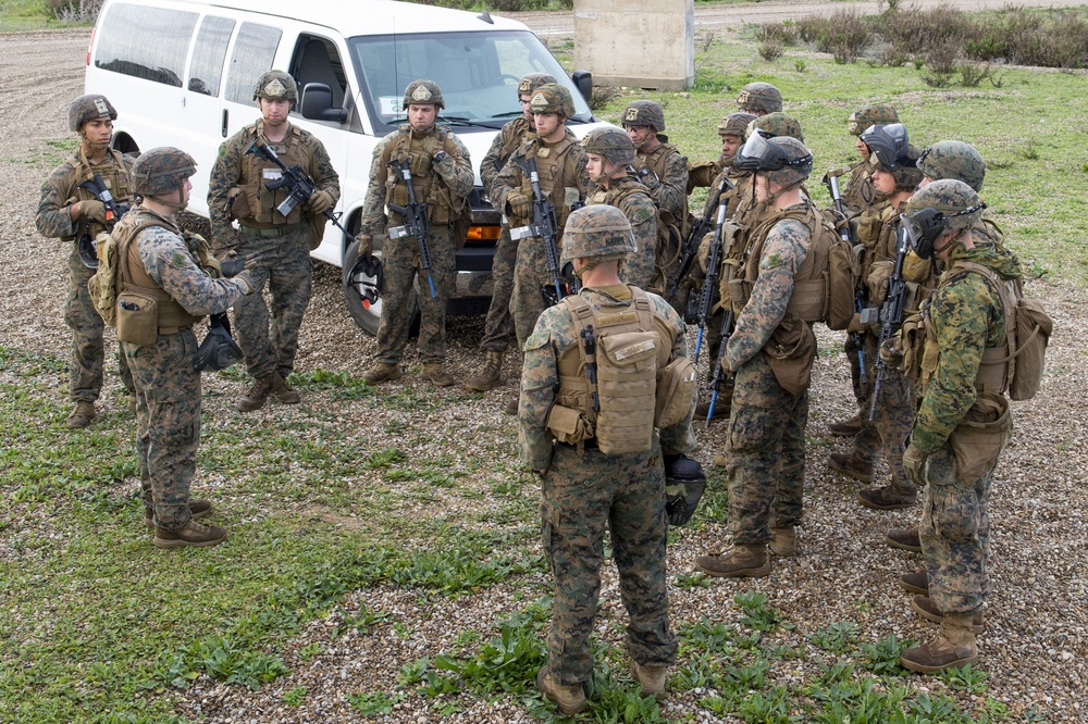 U.S. Marines Conduct Hand Grenade Training