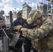 Blue-Green machine gun team: 31st MEU Marines train with Sailors on M240B