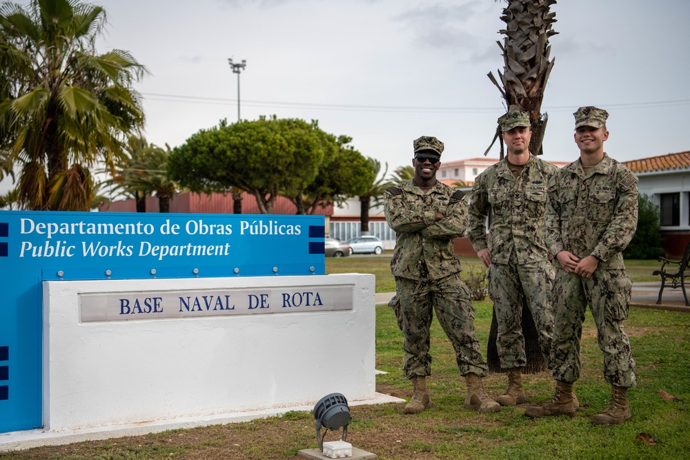 Naval Station Rota Sailors Sweep Regional NAVFAC Awards