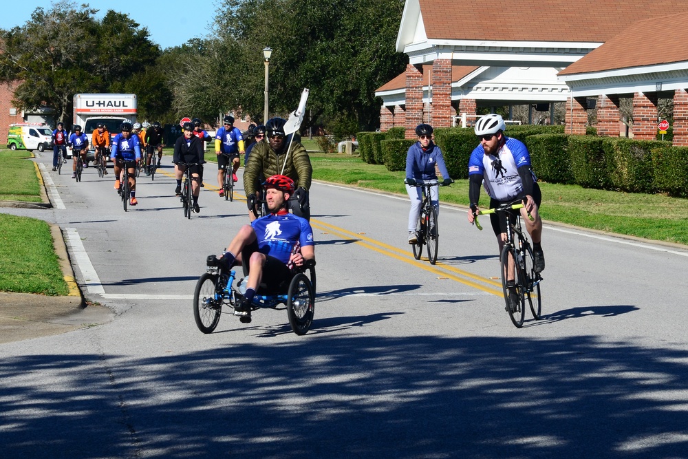 Wounded Warrior Project Soldier Ride Cycles through NAS Pensacola