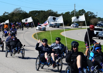 Wounded Warrior Project Soldier Ride Cycles through NAS Pensacola