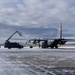 Crew chiefs prepare C-130H for takeoff