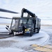 Crew chiefs prepare C-130H for takeoff