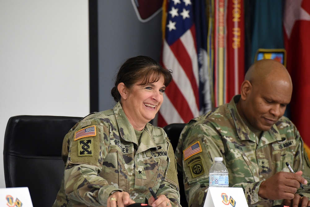 Army general officers participate at Fort Jackson to shape the next generation of Army leaders at ROTC symposium