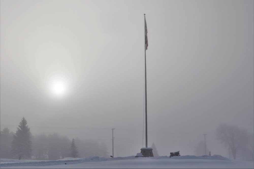 Foggy February Sunrise at Fort McCoy Foggy February Sunrise at Fort McCoy