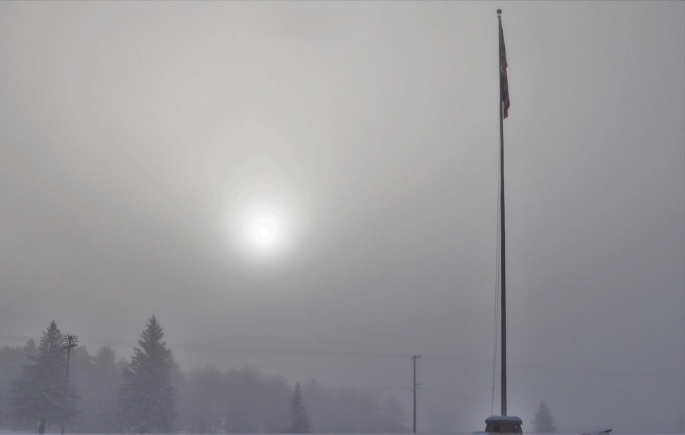 Foggy February Sunrise at Fort McCoy Foggy February Sunrise at Fort McCoy