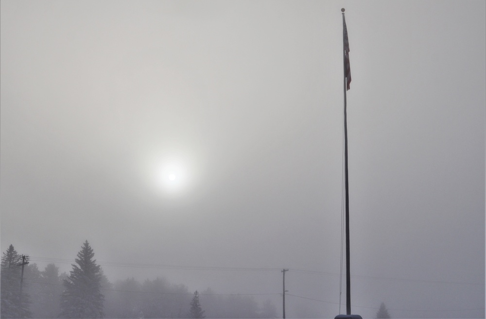 Foggy February Sunrise at Fort McCoy Foggy February Sunrise at Fort McCoy