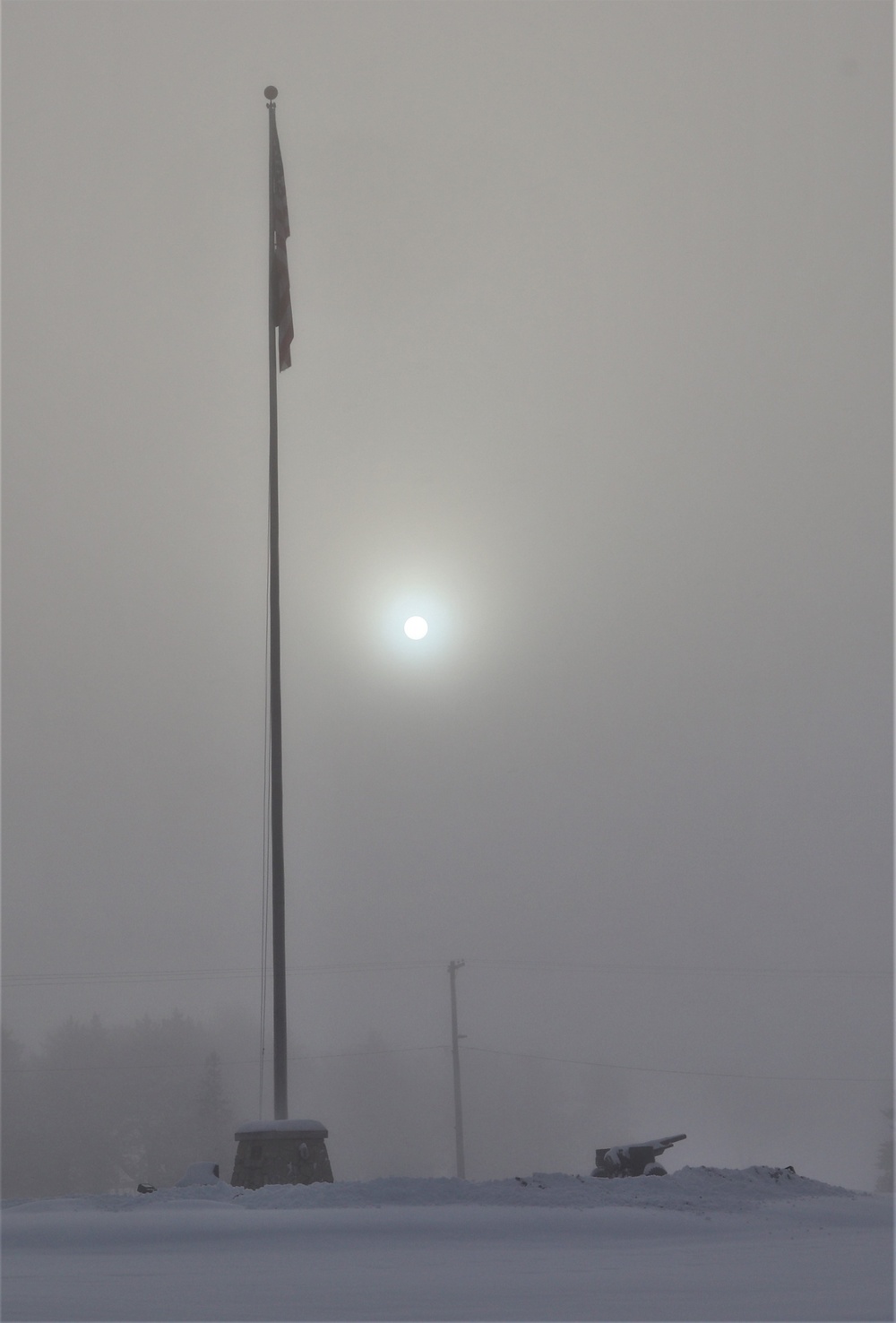 Foggy February Sunrise at Fort McCoy Foggy February Sunrise at Fort McCoy