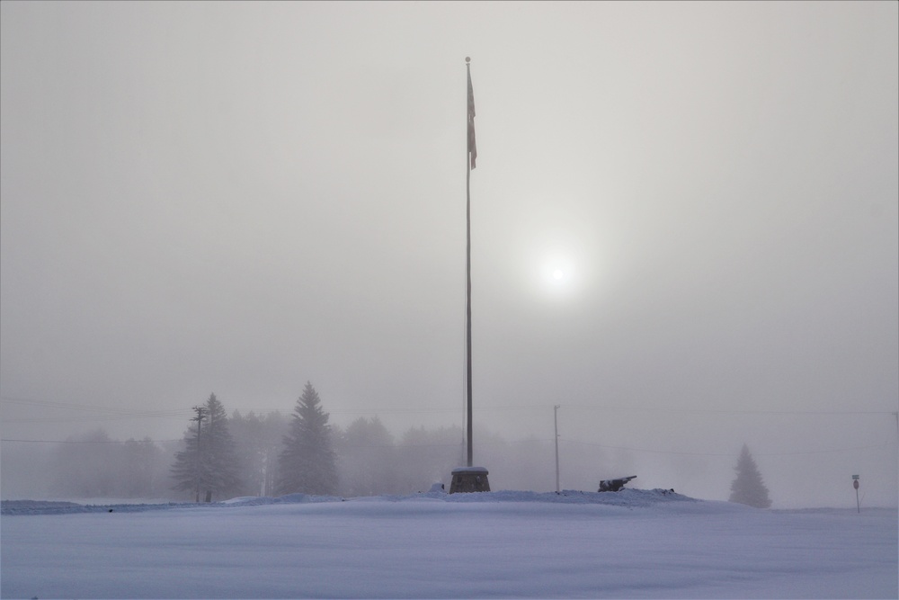 Foggy February Sunrise at Fort McCoy Foggy February Sunrise at Fort McCoy