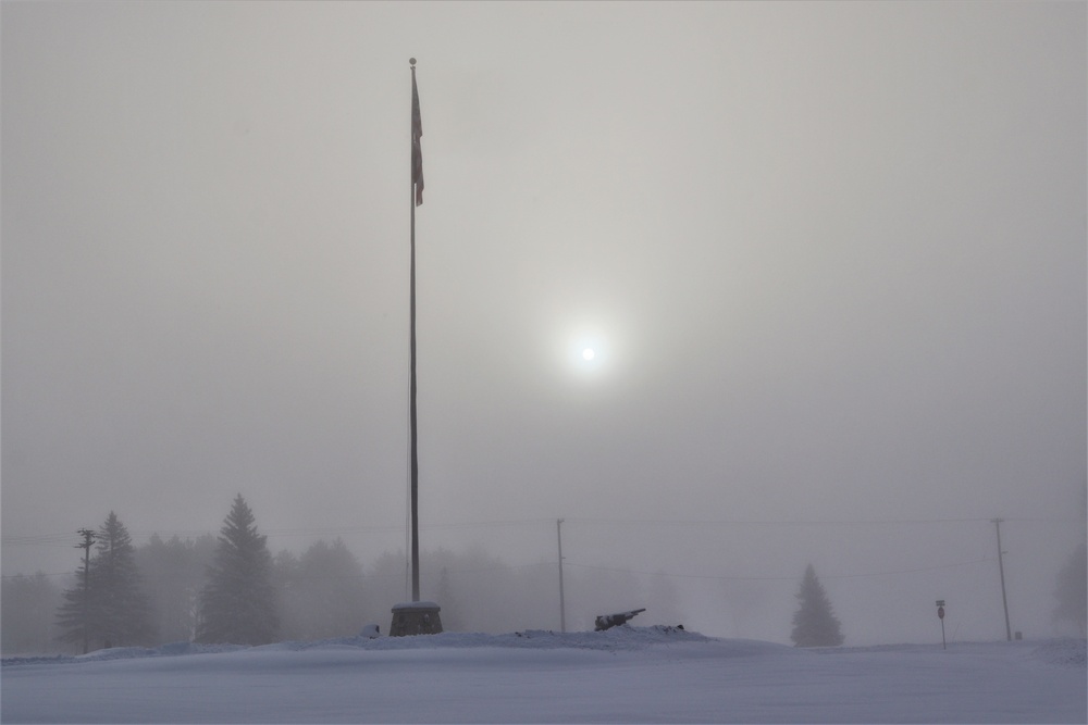 Foggy February Sunrise at Fort McCoy Foggy February Sunrise at Fort McCoy