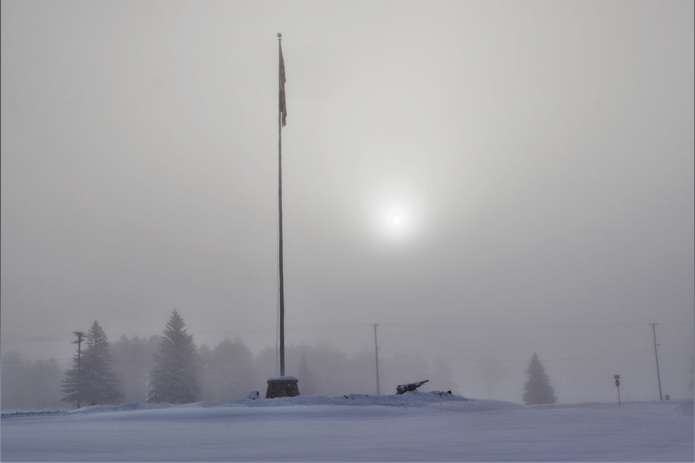 Foggy February Sunrise at Fort McCoy Foggy February Sunrise at Fort McCoy